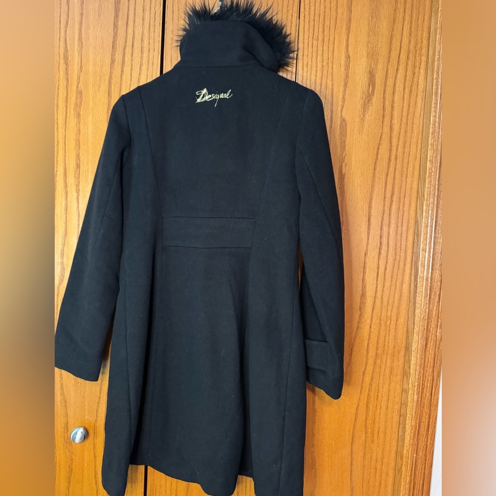 Desigual Black Jacket with Colorful Embroidery - Picture 6 of 11